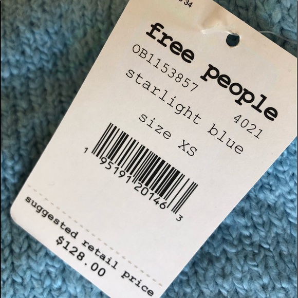 Free People Brookside Tunic in Starlight Blue. XS - Picture 3 of 7